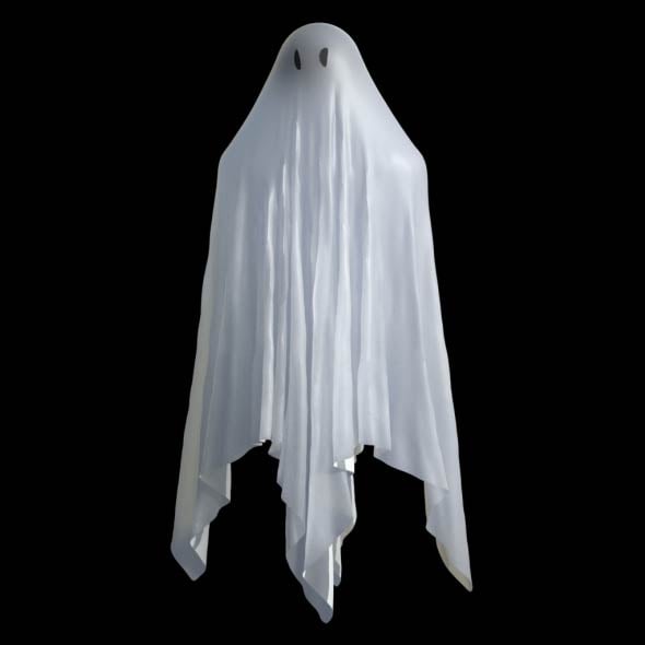 High Poly Ghost Model 3 - 3DOcean Item for Sale