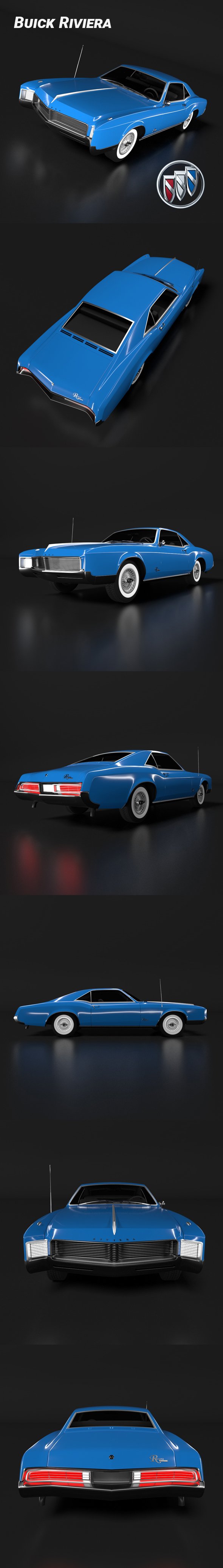 Buick Riviera - 3DOcean Item for Sale
