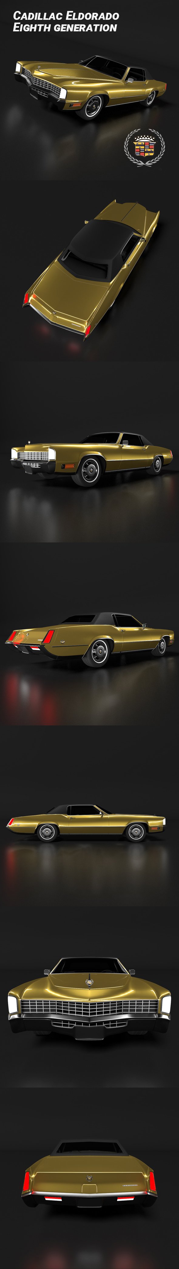 Cadillac Eldorado Eighth generation - 3DOcean Item for Sale