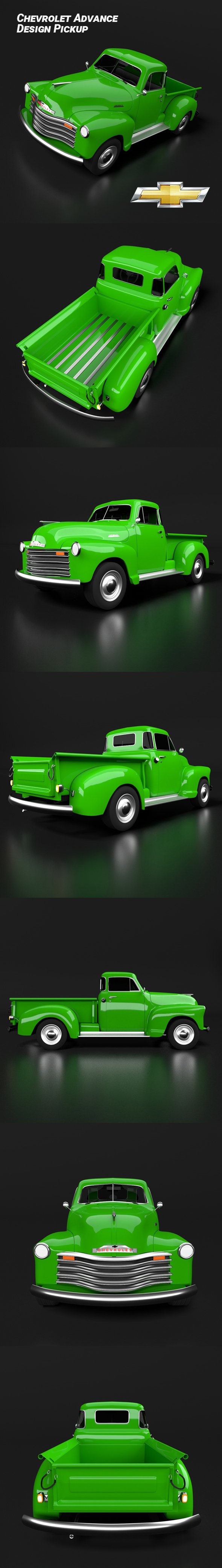 Chevrolet Advance Design Pickup - 3DOcean Item for Sale