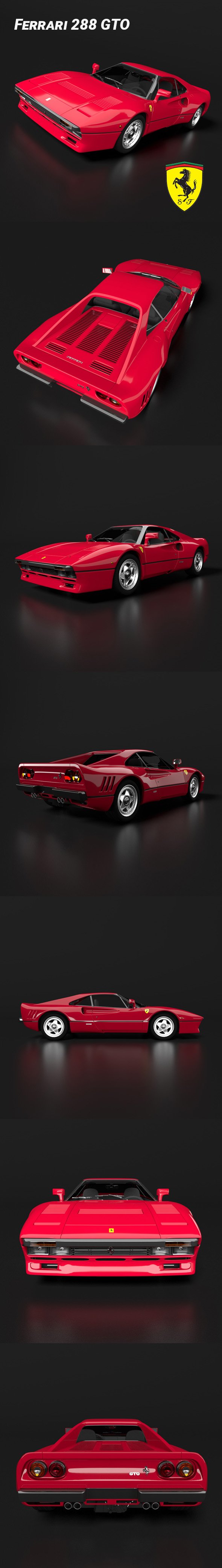 Ferrari 288 GTO - 3DOcean Item for Sale