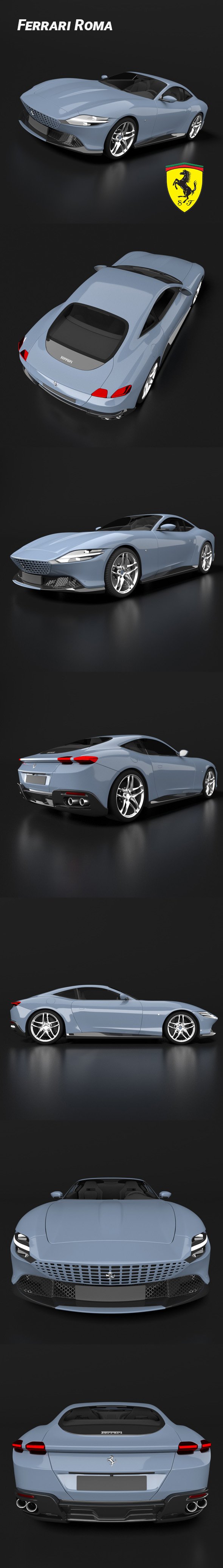 Ferrari Roma - 3DOcean Item for Sale