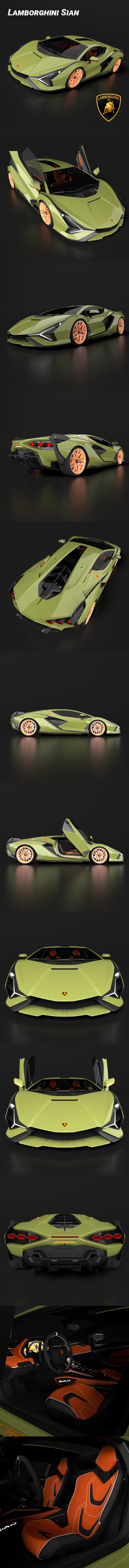 Lamborghini Sian - 3DOcean Item for Sale
