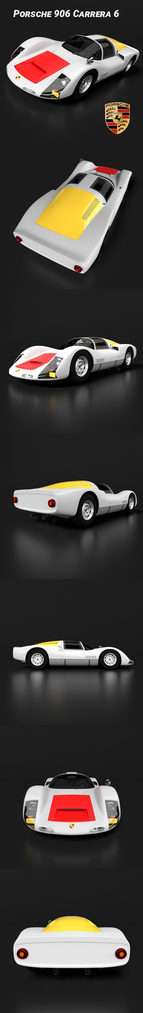 Porsche 906 Carrera 6 - 3DOcean Item for Sale