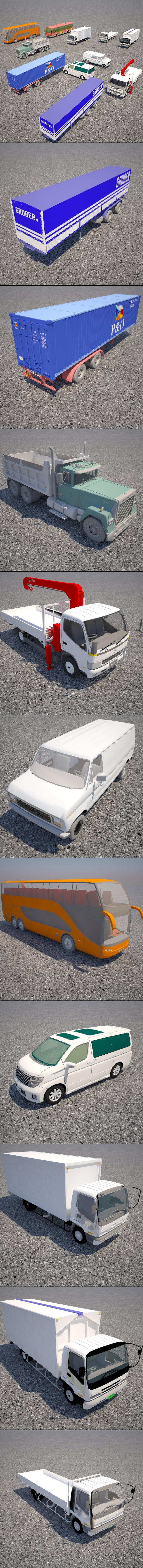 CARS PACK - 3DOcean Item for Sale