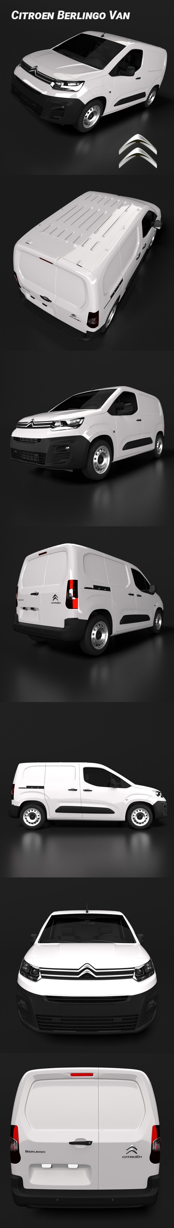 Citroen Berlingo Van - 3DOcean Item for Sale