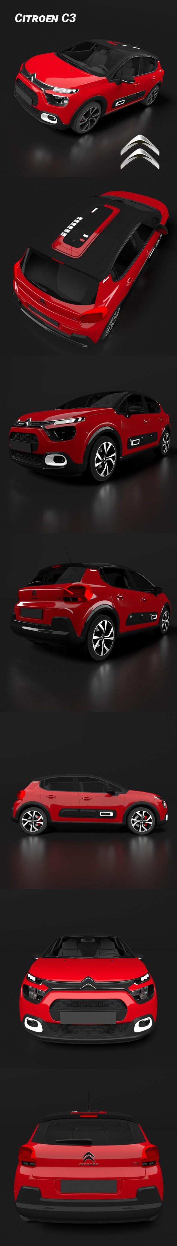 Citroen C3 - 3DOcean Item for Sale