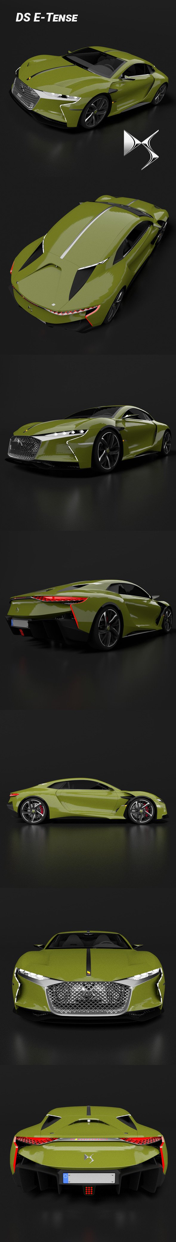 DS E-Tense - 3DOcean Item for Sale