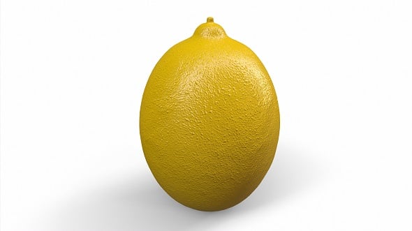 Lemon - Realistic 3D Lowpoly Model - 3DOcean Item for Sale