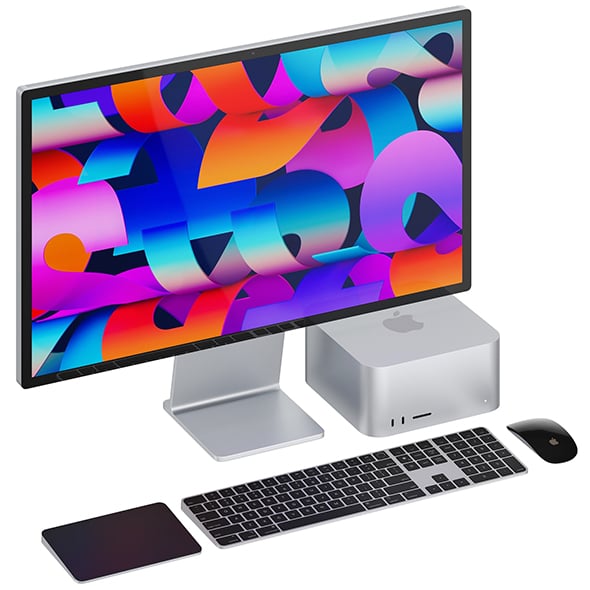Apple Studio Display and Mac studio full set - 3DOcean Item for Sale