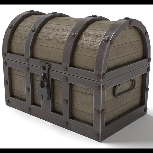 Old chest - 3DOcean Item for Sale