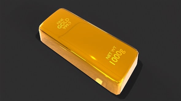 Fine Gold - Realistic 3D Lowpoly Model - 3DOcean Item for Sale