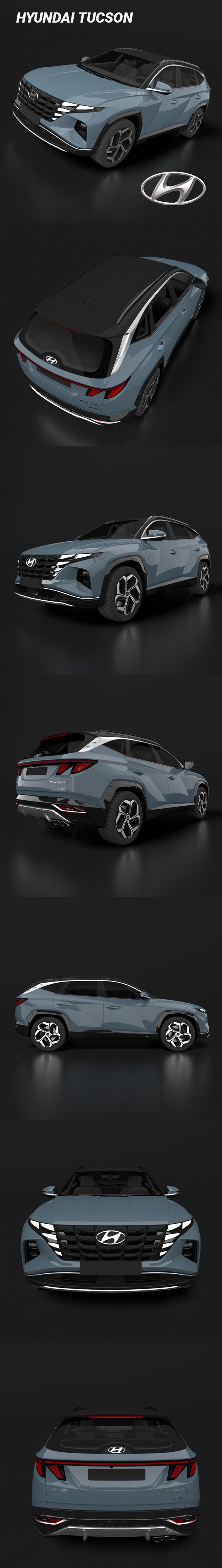Hyundai Tucson - 3DOcean Item for Sale