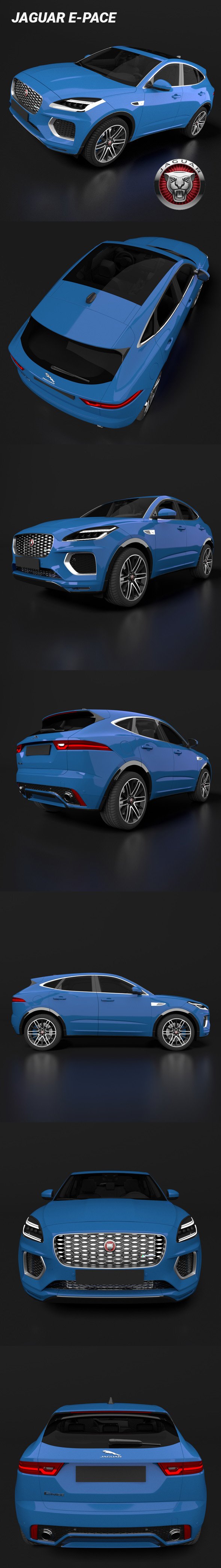 Jaguar E-Pace - 3DOcean Item for Sale