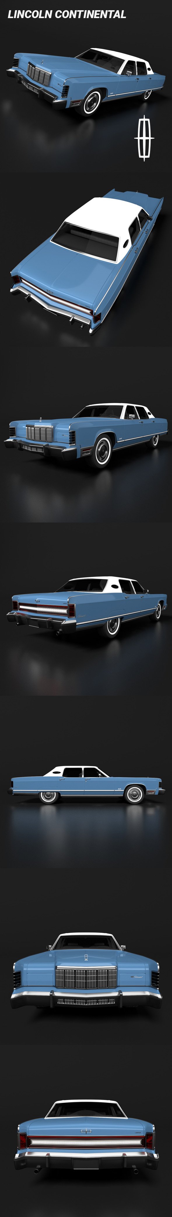 Lincoln Continental - 3DOcean Item for Sale