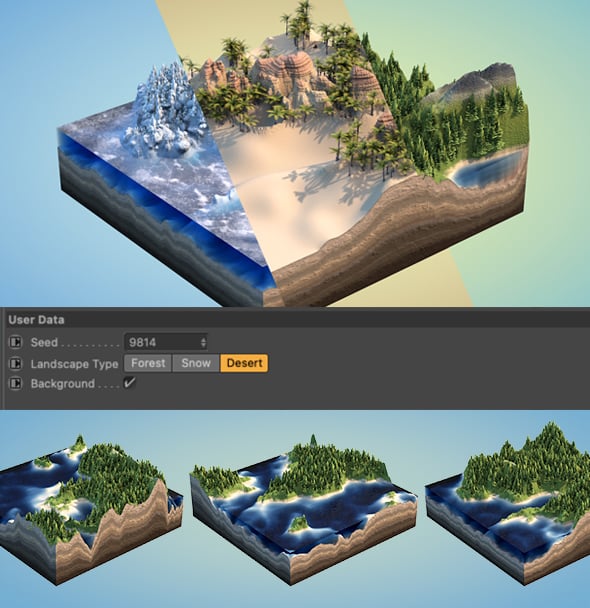 Landscape generator - 3DOcean Item for Sale