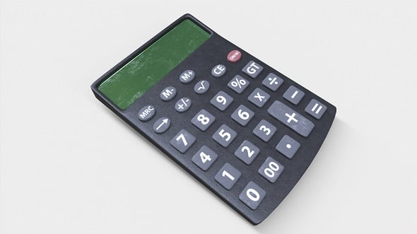 Dirty Calculator - 3DOcean Item for Sale