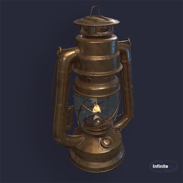 Oil Lamp - 3DOcean Item for Sale