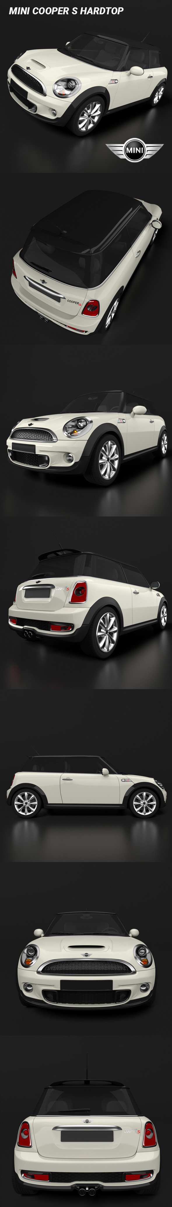 Mini Cooper S hardtop - 3DOcean Item for Sale