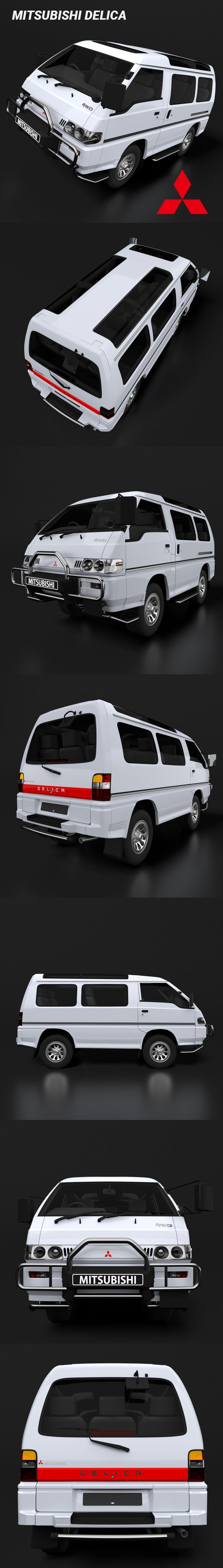 Mitsubishi Delica Star Wagon 4WD - 3DOcean Item for Sale