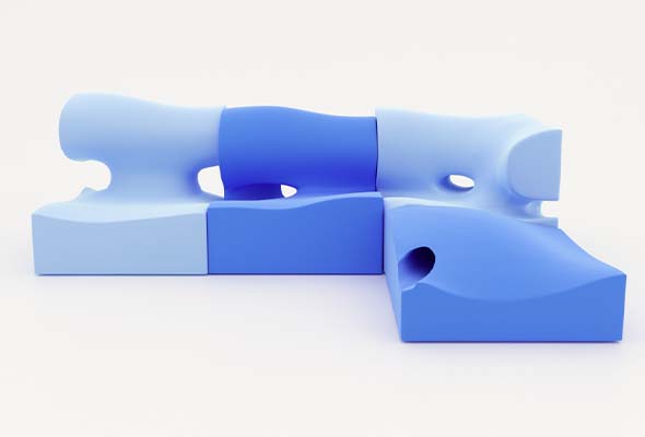 Misfits Seating - 3DOcean Item for Sale