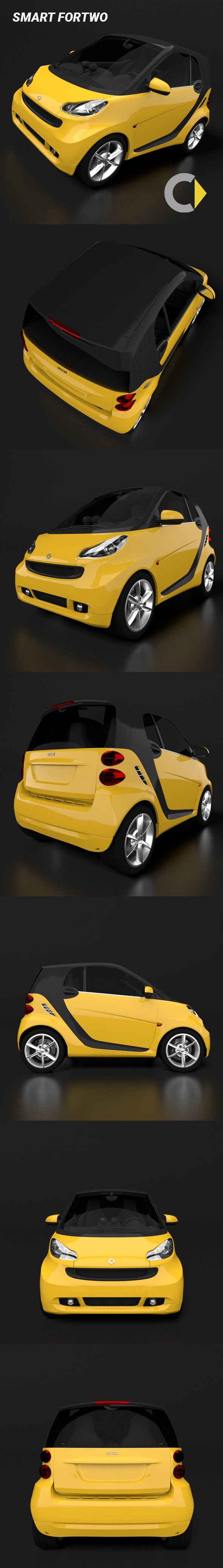 Smart Fortwo - 3DOcean Item for Sale