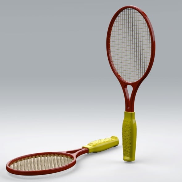 Tenis Racket - 3DOcean Item for Sale