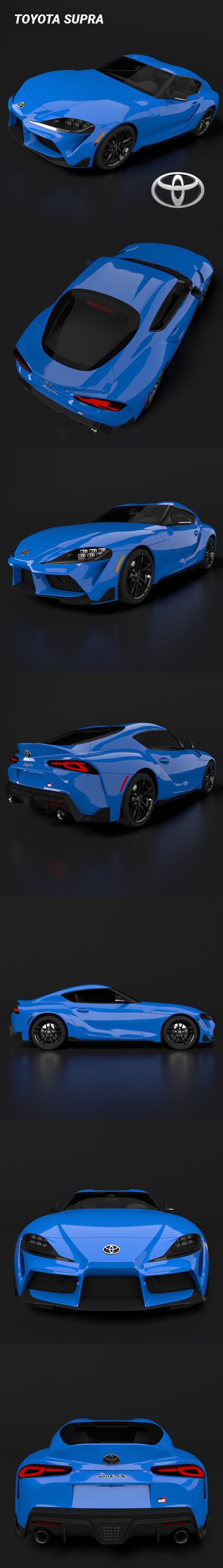 Toyota Supra A90 - 3DOcean Item for Sale