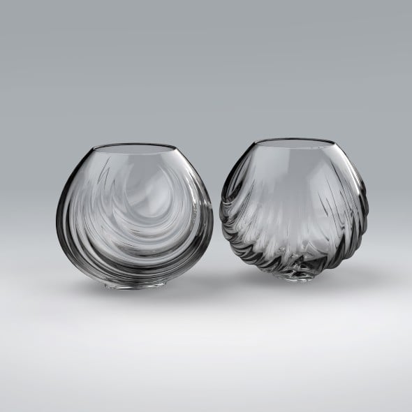 Vase with sea shell pattern - 3DOcean Item for Sale