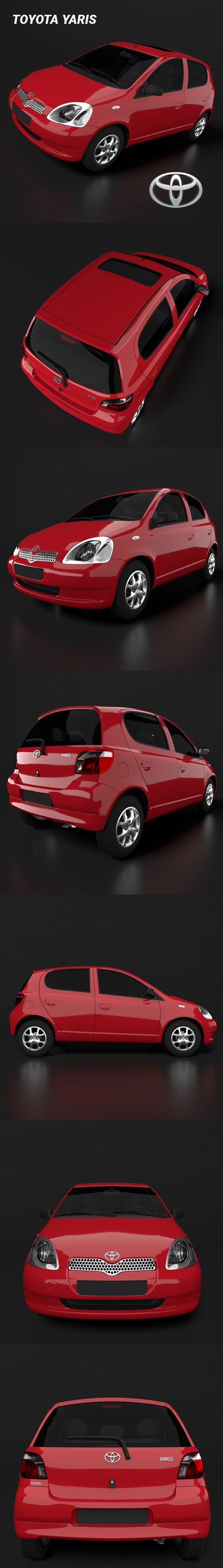 Toyota Yaris - 3DOcean Item for Sale