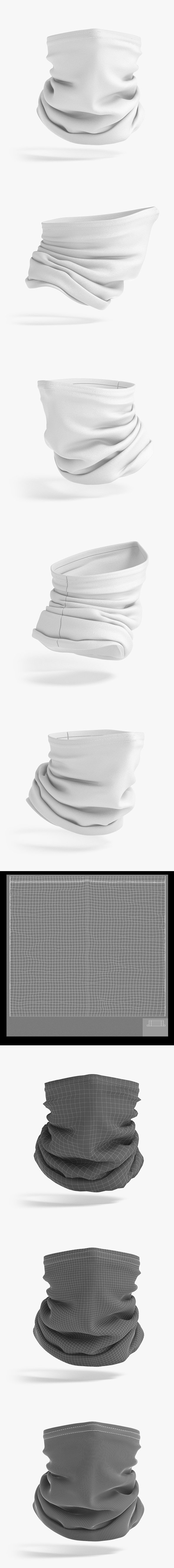 Neck Gaiter - 3DOcean Item for Sale