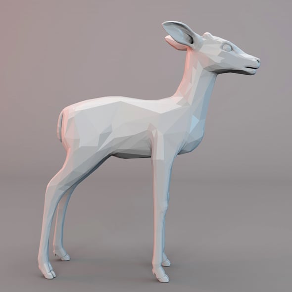 DEER LOWPOLY - 3DOcean Item for Sale