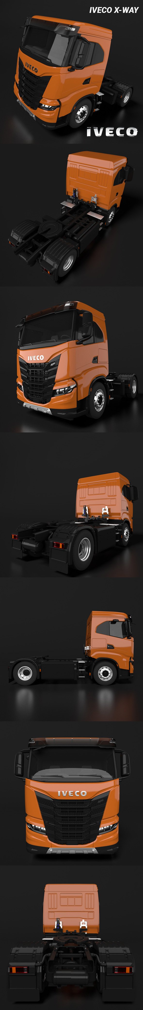 Iveco X-Way Tractor Truck - 3DOcean Item for Sale