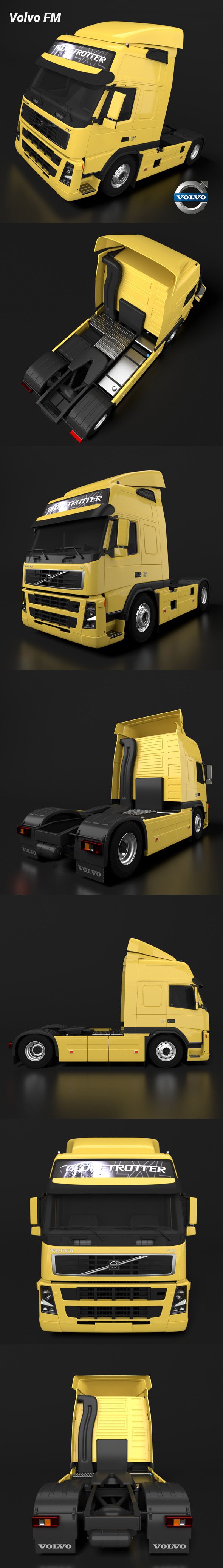 Volvo FM Tractor - 3DOcean Item for Sale
