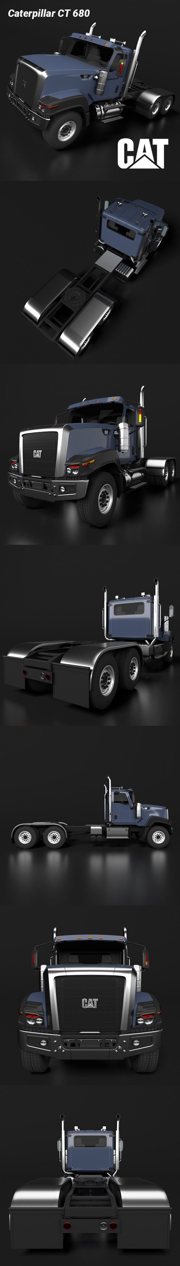 Caterpillar CT 680 - 3DOcean Item for Sale