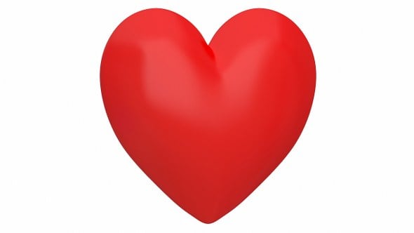 Heart Simple Low-poly - 3DOcean Item for Sale