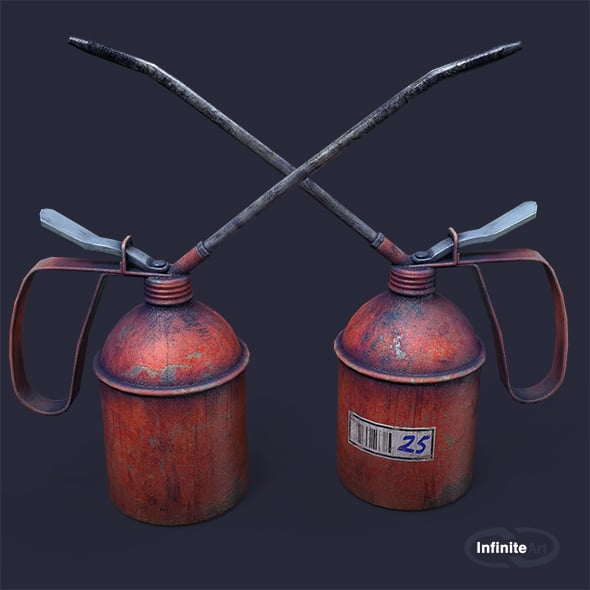 Oil Can - 3DOcean Item for Sale