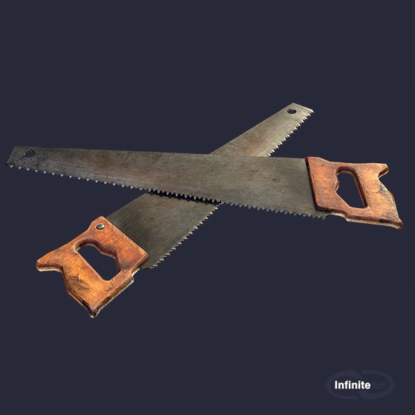 Hand saw - 3DOcean Item for Sale