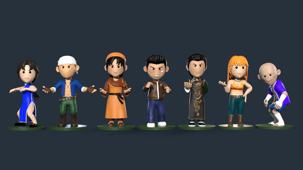 Chibi Shenmue Pack - 3DOcean Item for Sale