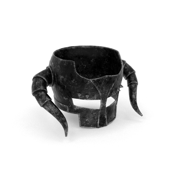 Stylized Helmet Game Ready PBR Low Poly 3D model - 3DOcean Item for Sale