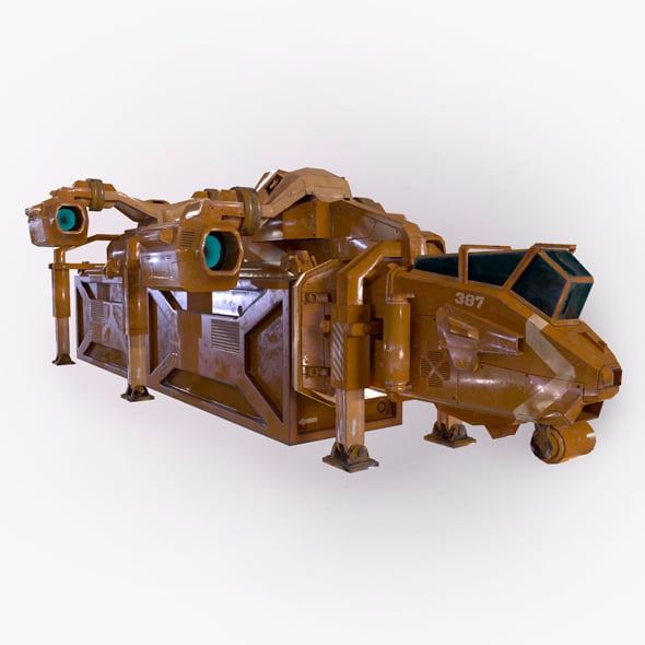 SpaceShip Loader - 3DOcean Item for Sale