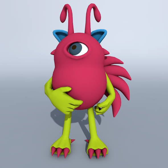 Cartoon Character - 3DOcean Item for Sale