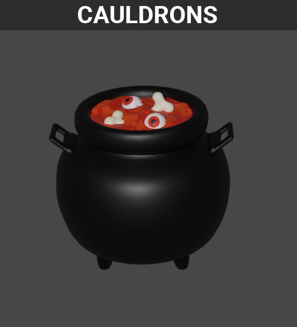 Cauldrons - 3DOcean Item for Sale