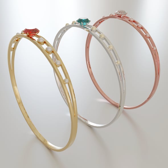 Pearl Ring 01 - 3DOcean Item for Sale