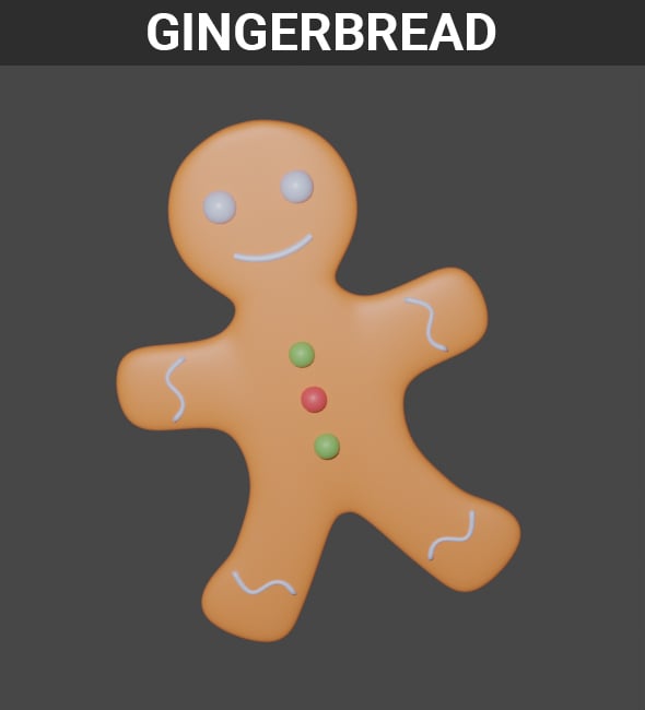 Gingerbread - 3DOcean Item for Sale
