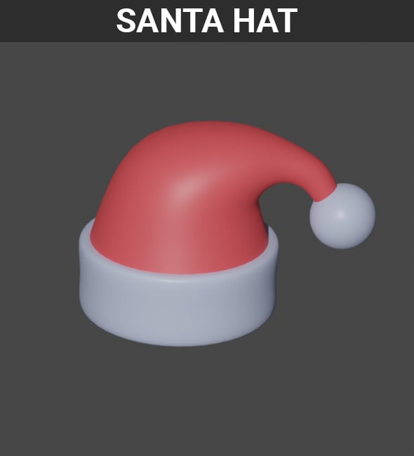 Santa Hat - 3DOcean Item for Sale