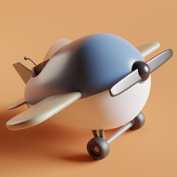 LOW POLY AIRPLANE - 3DOcean Item for Sale