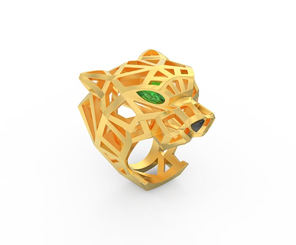 Panter Ring - 3DOcean Item for Sale