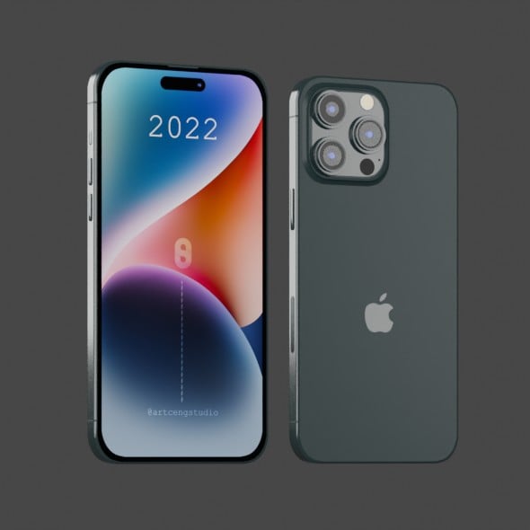 iPhone 14 Pro 3D Models - 3DOcean Item for Sale
