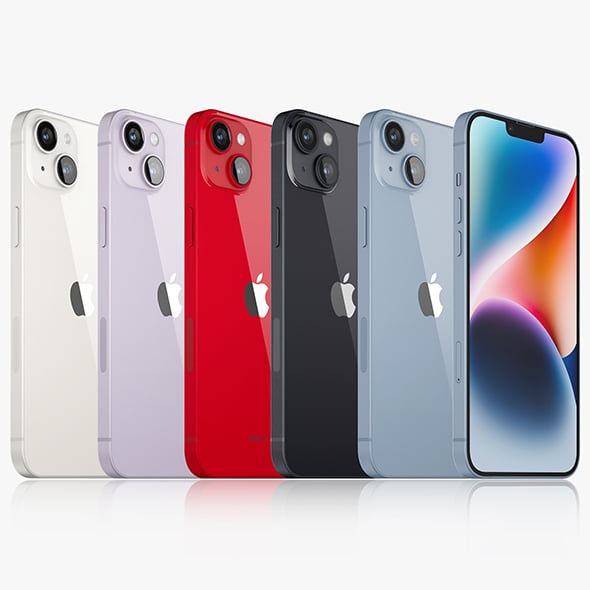 Apple iPhone 14 Plus all colors - 3DOcean Item for Sale